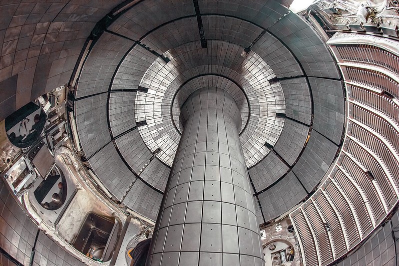 Interior of NSTX-U, where this research is conducted. Interior of NSTX-U, where this research is conducted.
