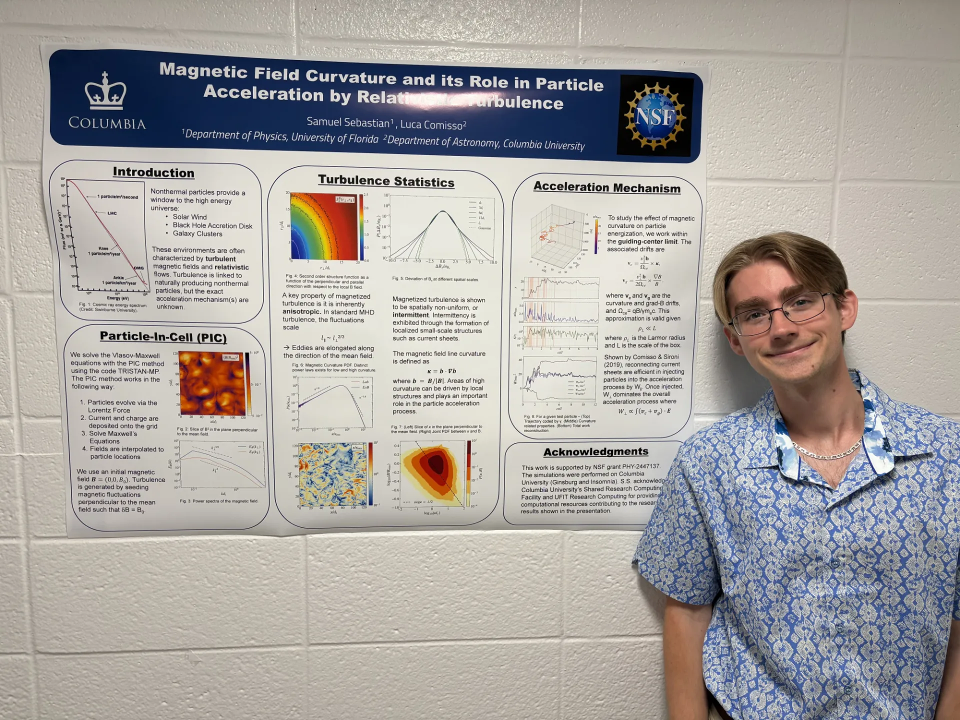 Samuel Sebastian: Magnetic Field Curvature and its Role in Particle Acceleration by Relativistic Curvature