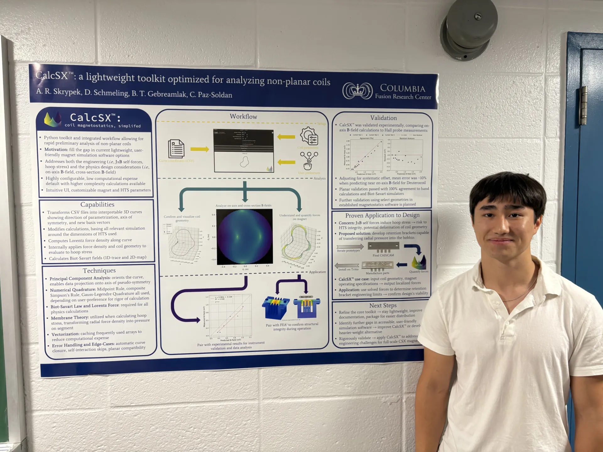 Alexander Skrypek: CalcSX: A lightweight toolkit optimized for analysing non-planar coils