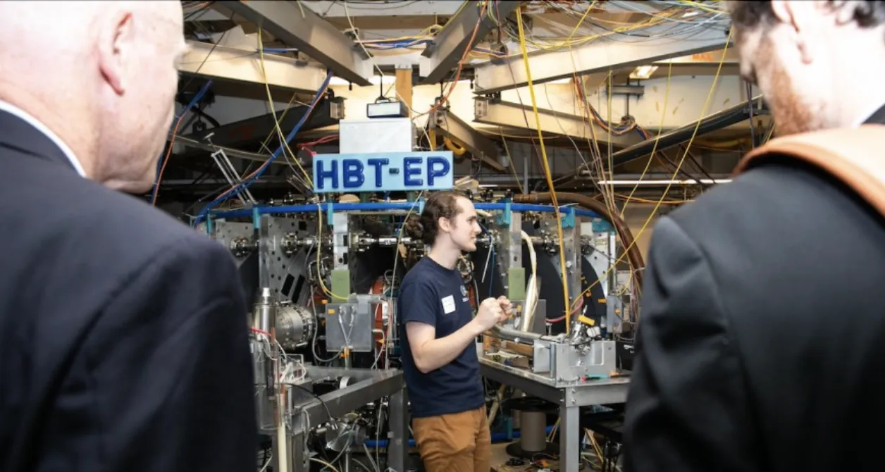 The Fusion Research Center hosted tours of its labs during Climate Week NYC in the fall. 