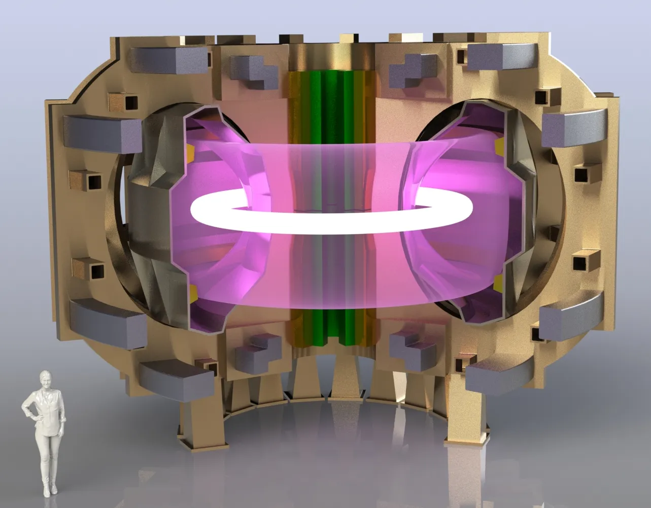 CAD of CENTAUR, the Compact Experimental Negative Triangularity Reactor design