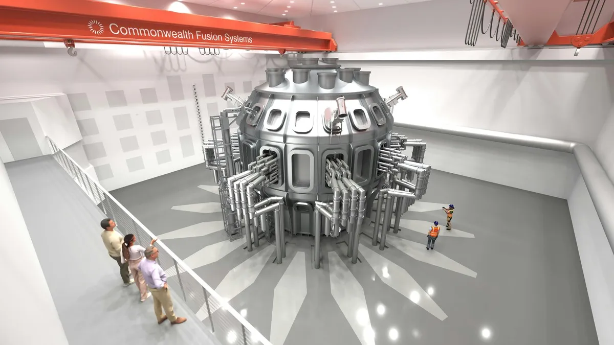 A rendering of the SPARC Tokamak. Image Credit: Commonwealth Fusion Systems