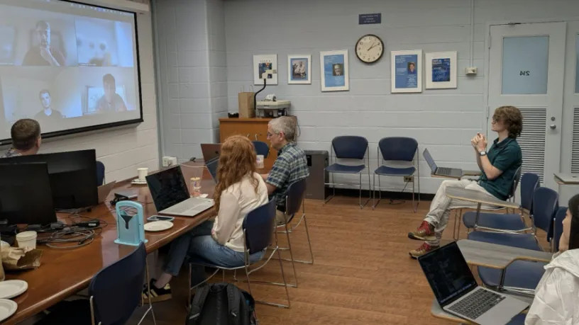 Students and private fusion industry researchers worked together to optimize the new physics modeling architecture, sharing Julia and physics expertise live while actively writing the code during this concentrated effort in the Hackathon.