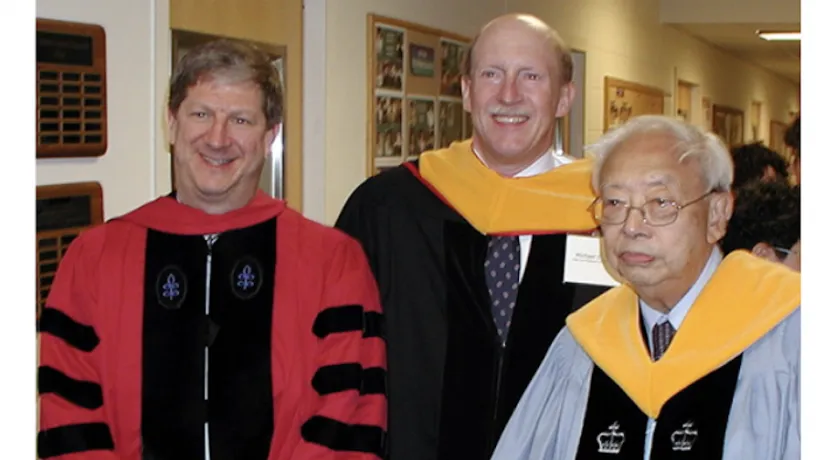 Professors David Keyes, Mike Mauel, and C.K. Chu (2006) 