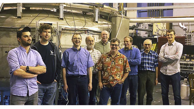 Professor Mauel with Jay Kesner, Darren Garnier, and Scientific Team of Levitated Dipole Experiment (2015)