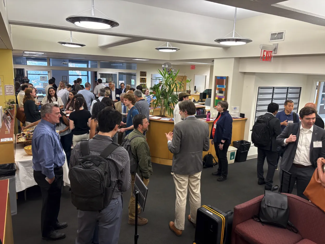 Fusion mini-course participants networking.
