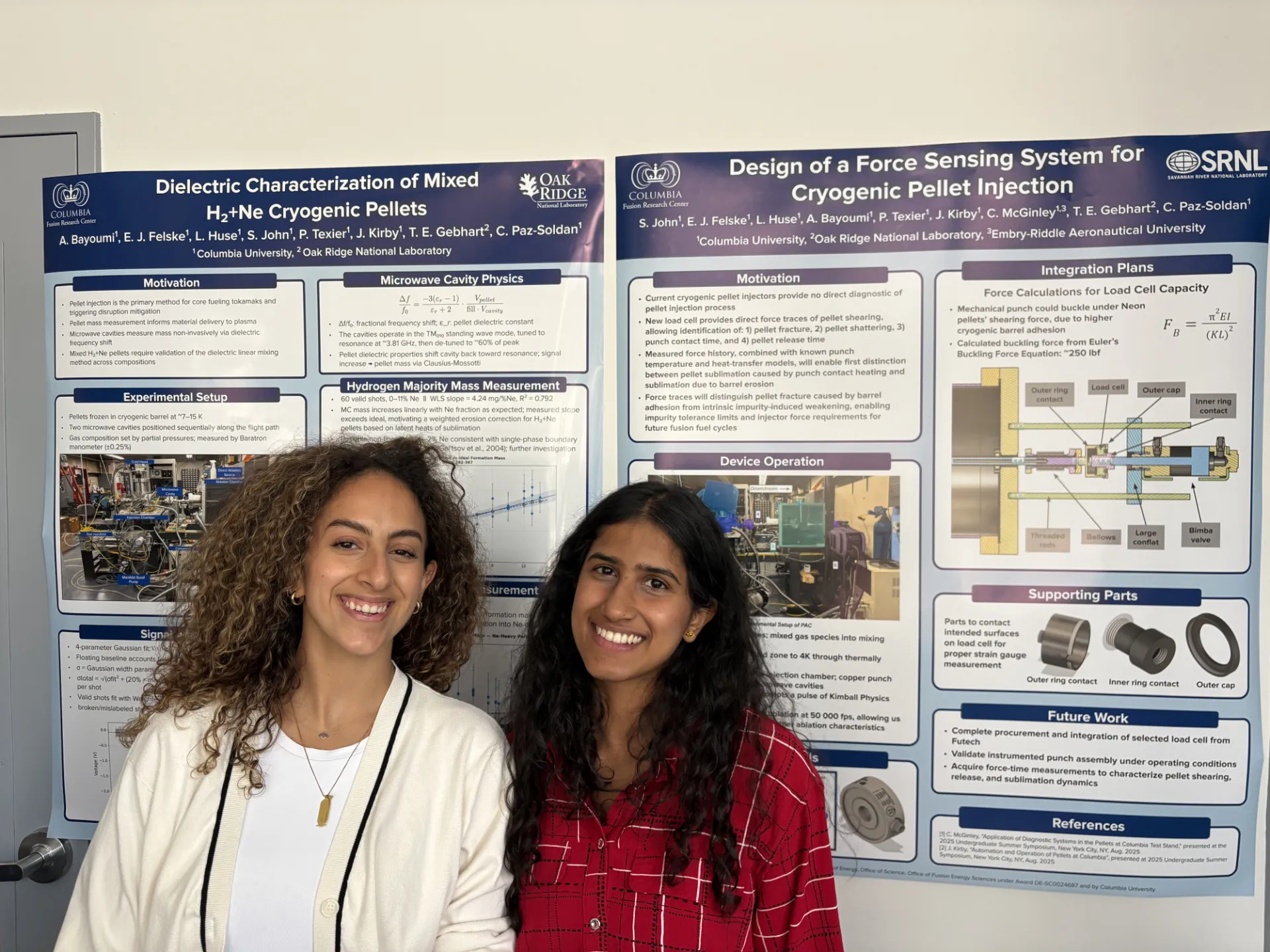 Pellets At Columbia summer students and their posters
